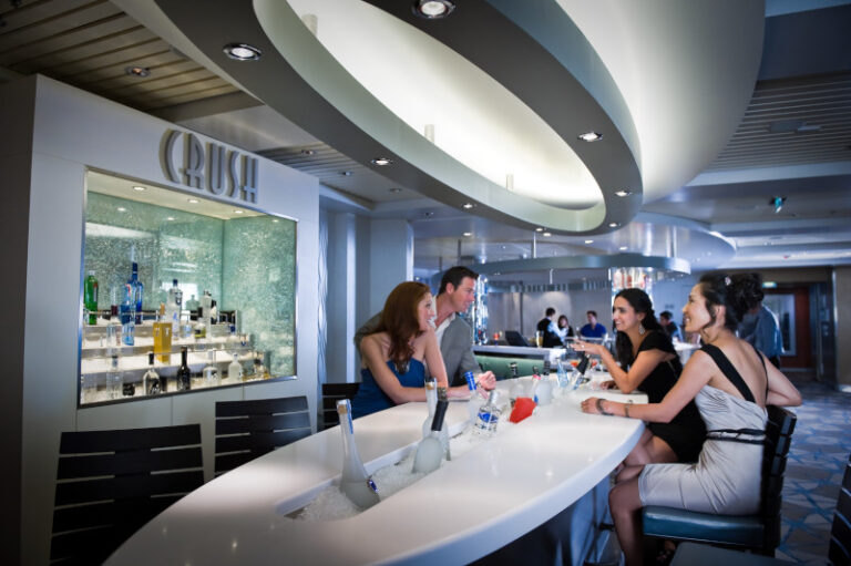 Celebrity Constellation Refurbishment, CS, Crush, bar, having drinks at the martini bar, onboard activities, dining