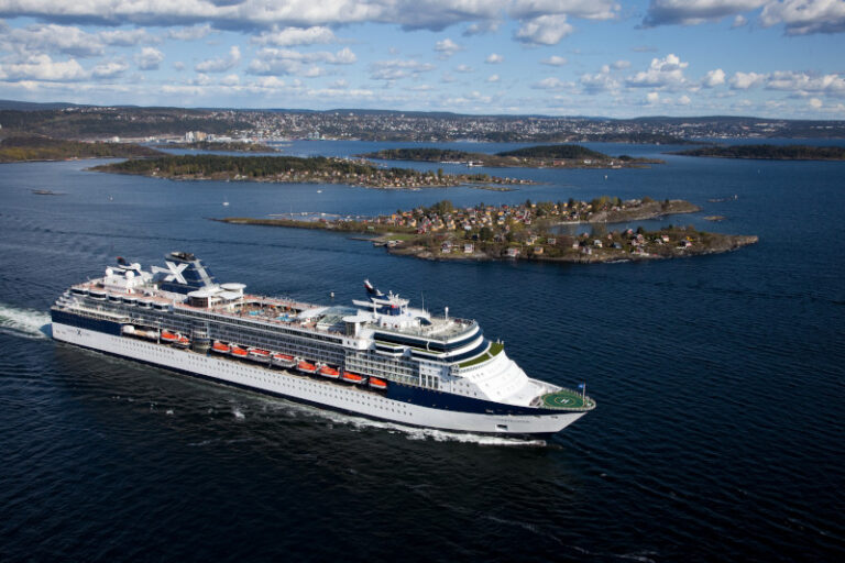 Celebrity Constellation, CS, Refurbishment, Aerial of exterior of ship