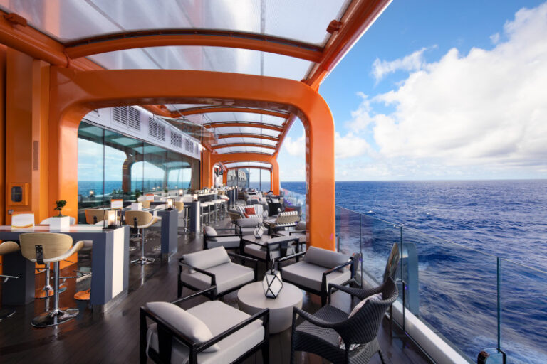 Celebrity Edge, Edge, EG, Public Venues, Public Rooms, Onboard, On board, Magic Carpet, day, bar, dining, New Luxury, #newluxury