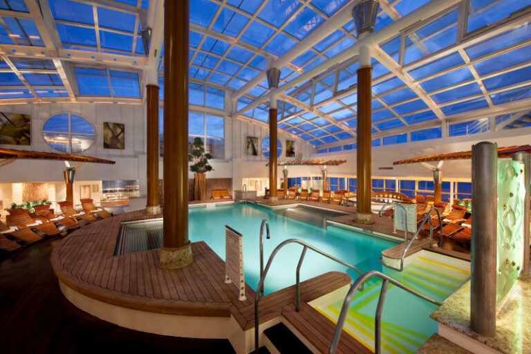 celebrity, celebrity infinity, infinity, solarium, millennium class, pool, IN, solsticizing