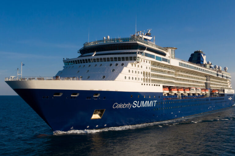 Celebrity Revolution, Millennium Class, Celebrity Summit, SM, Revolutionized, ship aerial, ship exterior, blue hull